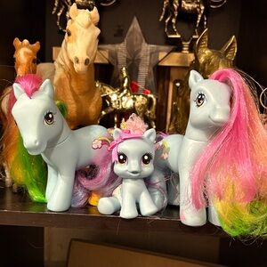 My little pony G3 Rainbow Dash lot of 3